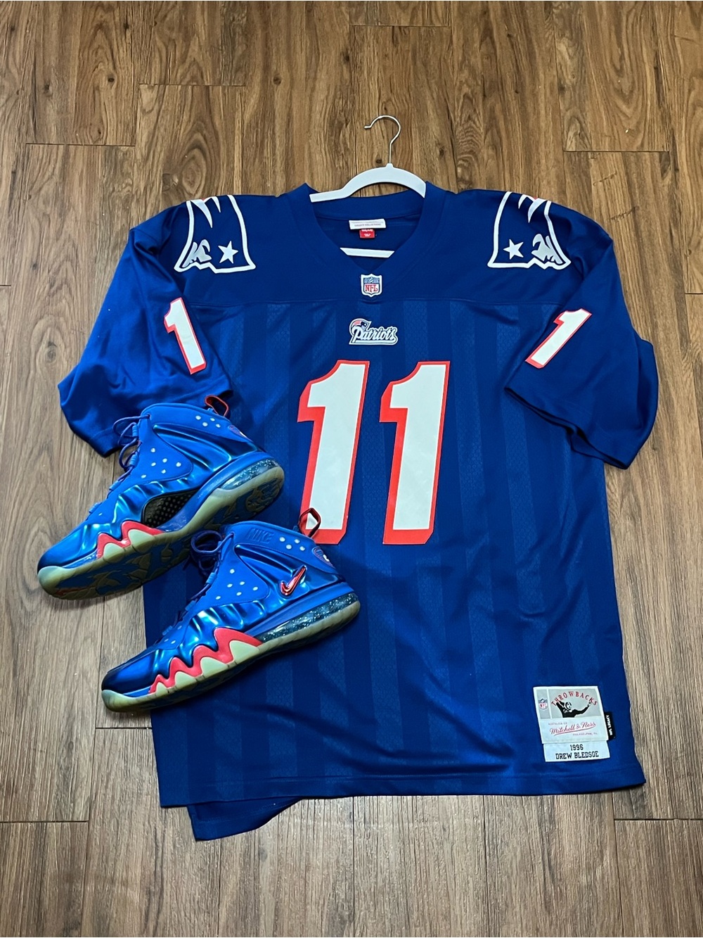 Mitchell & Ness Boston Celtics  Jersey New England Patriots & Barley Posite Max - Picture 2 of 14